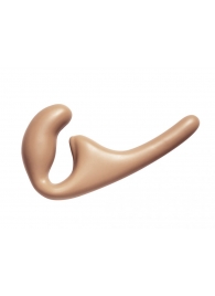 Бежевый безремневой страпон Seduction - 20,5 см. - Lola Games - купить с доставкой в Черкесске