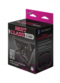 Черный пояс для насадок BEST CLASS STRAP - LOVETOY (А-Полимер) - купить с доставкой в Черкесске