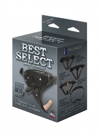 Пояс HARNESS BEST SELECT с вагинальной пробкой - LOVETOY (А-Полимер) - купить с доставкой в Черкесске