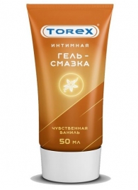 Смазка на водной основе TOREX  Чувственная ваниль  - 50 мл. - Torex - купить с доставкой в Черкесске
