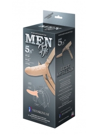 Телесный мужской парапротез MEN STYLE - 15 см. - LOVETOY (А-Полимер) - купить с доставкой в Черкесске