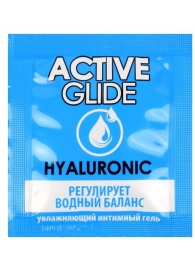 Лубрикант на водной основе Active Glide с гиалуроновой кислотой - 3 гр. - Биоритм - купить с доставкой в Черкесске