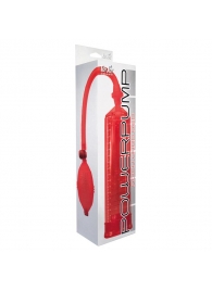 Красная вакуумная помпа Power Pump Red - Toy Joy - в Черкесске купить с доставкой