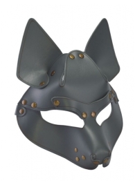 Серая маска Wolf с клепками - Sitabella - купить с доставкой в Черкесске