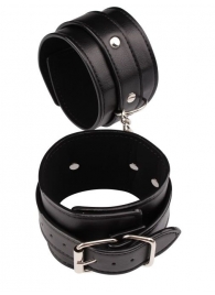 Черные оковы Classic Ankle Cuffs - Chisa - купить с доставкой в Черкесске
