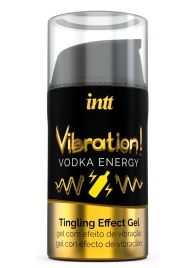 Жидкий интимный гель с эффектом вибрации Vibration! Vodka Energy - 15 мл. - INTT - купить с доставкой в Черкесске