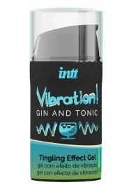 Жидкий интимный гель с эффектом вибрации Vibration! Gin   Tonic - 15 мл. - INTT - купить с доставкой в Черкесске
