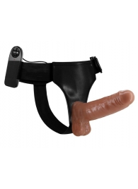 Страпон на трусиках с вибрацией Ultra Passionate Harness - 16 см. - Baile - купить с доставкой в Черкесске