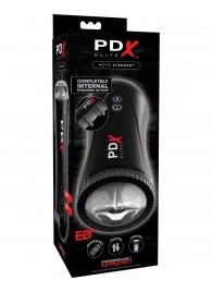 Черный автоматический мастурбатор-ротик Moto Stroker - Pipedream - в Черкесске купить с доставкой