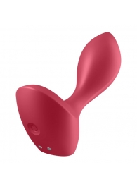 Красный вибромассажёр простаты Satisfyer Backdoor Lover - 14 см. - Satisfyer - в Черкесске купить с доставкой