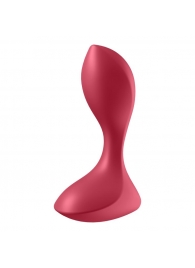Красный вибромассажёр простаты Satisfyer Backdoor Lover - 14 см. - Satisfyer - в Черкесске купить с доставкой