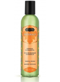 Массажное масло Naturals Tropical Mango с ароматом манго - 236 мл. - Kama Sutra - купить с доставкой в Черкесске