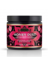 Пудра для тела Honey Dust Body Powder с ароматом клубники - 170 гр. - Kama Sutra - купить с доставкой в Черкесске