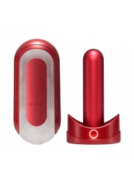 Красный мастурбатор Flip Zero Red   Warmer с подогревом - Tenga - в Черкесске купить с доставкой