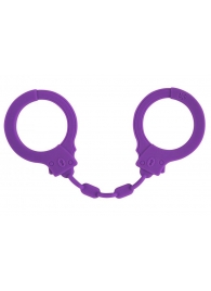 Фиолетовые силиконовые наручники Suppression - Lola Games - купить с доставкой в Черкесске
