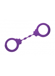 Фиолетовые силиконовые поножи Limitation - Lola Games - купить с доставкой в Черкесске