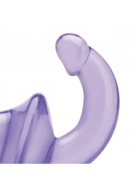Фиолетовый безремневой страпон Strapless Strap-On - Lux Fetish - купить с доставкой в Черкесске