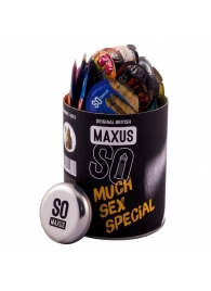 Текстурированные презервативы в кейсе MAXUS So Much Sex - 100 шт. - Maxus - купить с доставкой в Черкесске