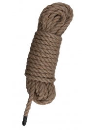 Пеньковая веревка для связывания Hemp Rope - 5 м. - Easy toys - купить с доставкой в Черкесске
