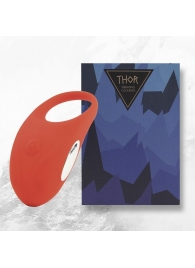 Красное кольцо с вибрацией Thor Cockring - FeelzToys - в Черкесске купить с доставкой