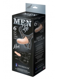 Пустотелый фаллопротез MEN STYLE - 17,5 см. - LOVETOY (А-Полимер) - купить с доставкой в Черкесске