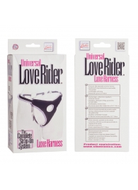 Трусы для страпона с универсальным креплением Universal Love Rider Luxe Harness - California Exotic Novelties - купить с доставкой в Черкесске