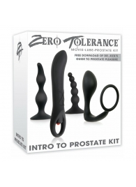Набор стимуляторов простаты Intro To Prostate Kit - Zero Tolerance - в Черкесске купить с доставкой