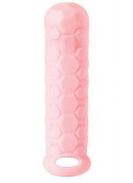 Розовый фаллоудлинитель Homme Long - 15,5 см. - Lola Games - в Черкесске купить с доставкой