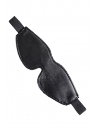 Черная маска Anonymo из искусственной кожи - ToyFa - купить с доставкой в Черкесске