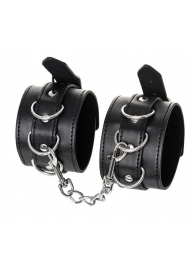 Черные оковы Anonymo из искусственной кожи - ToyFa - купить с доставкой в Черкесске