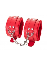 Красные оковы Anonymo из искусственной кожи - ToyFa - купить с доставкой в Черкесске