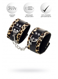 Наручники Anonymo с анималистическим принтом - ToyFa - купить с доставкой в Черкесске