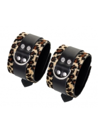 Наручники Anonymo с анималистическим принтом - ToyFa - купить с доставкой в Черкесске