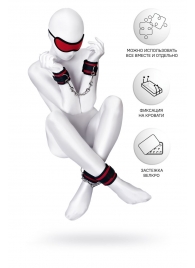 Красно-черный бондажный набор Anonymo - ToyFa - купить с доставкой в Черкесске