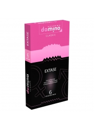 Презервативы с точками и рёбрышками DOMINO Classic Extase - 6 шт. - Domino - купить с доставкой в Черкесске