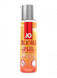 Вкусовой лубрикант на водной основе JO Cocktails Sex On The Beach - 60 мл. - System JO - купить с доставкой в Черкесске