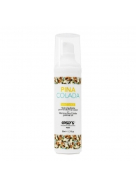 Разогревающее массажное масло с ароматом пина колада Gourmet Pina Colada - 50 мл. - Exsens - купить с доставкой в Черкесске