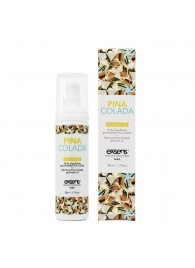 Разогревающее массажное масло с ароматом пина колада Gourmet Pina Colada - 50 мл. - Exsens - купить с доставкой в Черкесске
