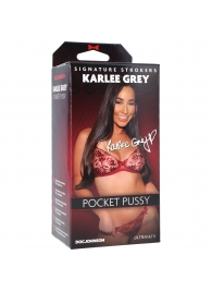 Мастурбатор-вагина Karlee Grey ULTRASKYN Pocket Pussy - Doc Johnson - в Черкесске купить с доставкой