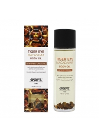 Органическое массажное масло TIGER EYE MACADAMIA - 100 мл. - Exsens - купить с доставкой в Черкесске