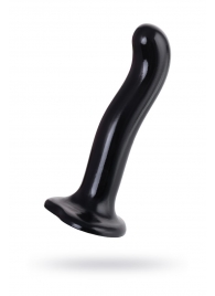 Черный стимулятор для пар P G-Spot Dildo Size M - 18 см. - Strap-on-me - в Черкесске купить с доставкой