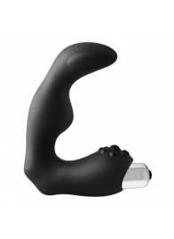 Черный вибромассажер простаты FantASStic Vibrating Prostate Massager - 11,3 см. - Dream Toys - в Черкесске купить с доставкой