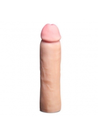 Телесная фаллическая насадка на пенис Magnum Xtender - 23 см. - Blush Novelties - в Черкесске купить с доставкой