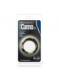 Эрекционное кольцо камуфляжной расцветки Silicone Camo Cock Ring - Blush Novelties - в Черкесске купить с доставкой