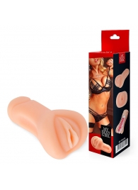 Телесный реалистичный мастурбатор в виде вагины - Bior toys - в Черкесске купить с доставкой