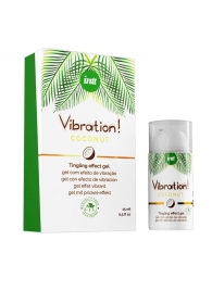 Возбуждающий гель с ароматом кокоса Vibration Coconut - 15 мл. - INTT - купить с доставкой в Черкесске
