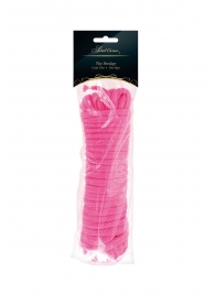 Розовая веревка для связывания Sweet Caress Rope - 10 метров - Sweet Caress - купить с доставкой в Черкесске