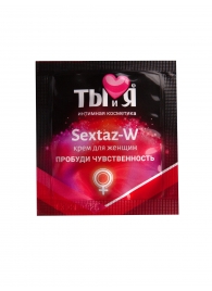 Возбуждающий крем для женщин Sextaz-W в одноразовой упаковке - 1,5 гр. - Биоритм - купить с доставкой в Черкесске