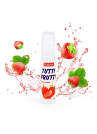 Гель-смазка Tutti-frutti с земляничным вкусом - 30 гр. - Биоритм - купить с доставкой в Черкесске
