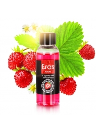 Массажное масло Eros fantasy с ароматом земляники - 50 мл. - Биоритм - купить с доставкой в Черкесске